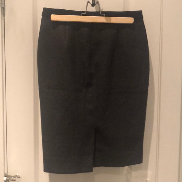 J Crew, navy and gray No. 2 pencil skirt, sz 0 - Picture 2 of 3